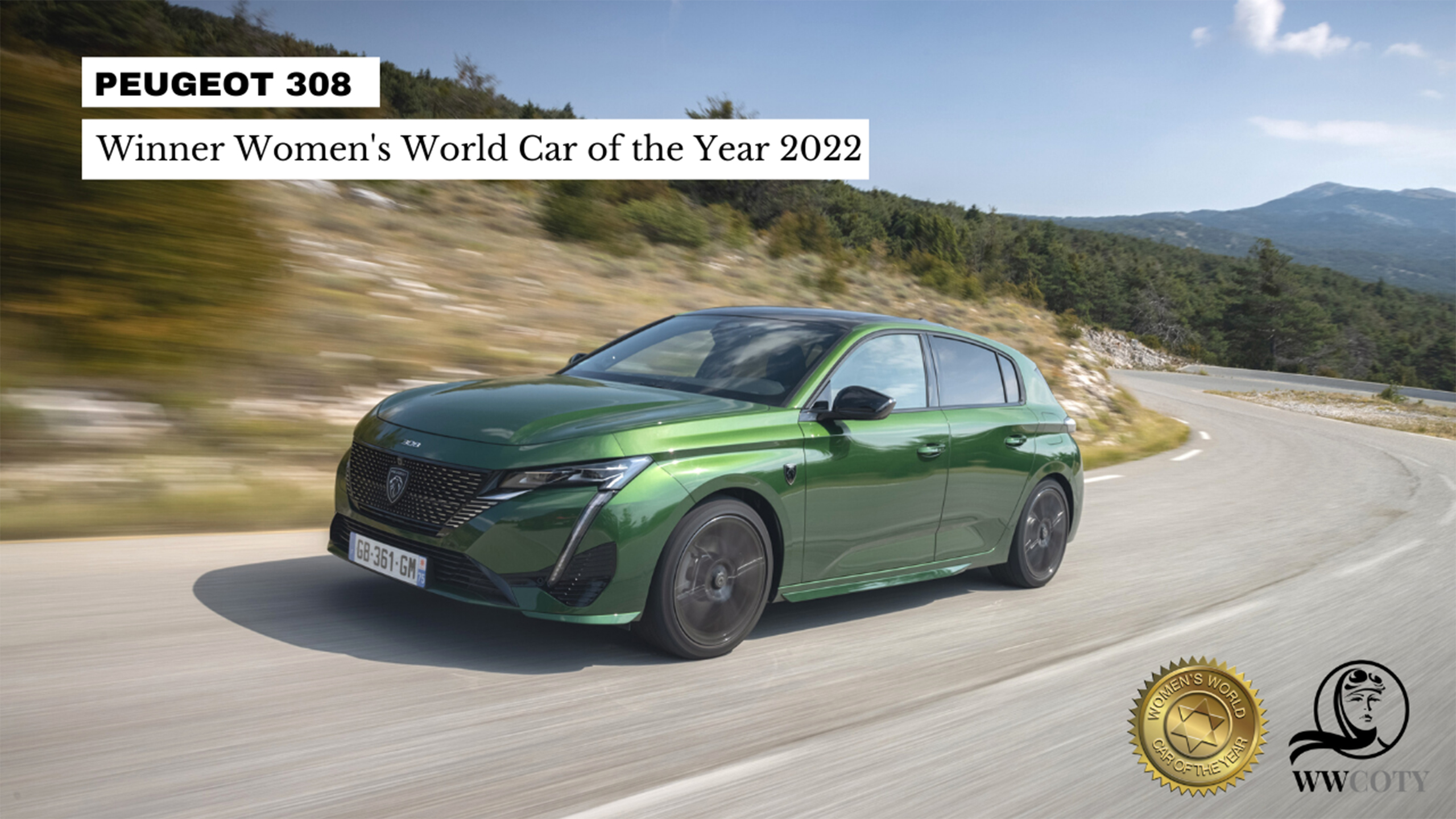 EL NUEVO PEUGEOT 308 ES NOMBRADO WOMEN’S WORLD CAR OF THE YEAR 2022